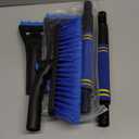 BFONS 2PCS Ice Scrapers for Car Windshield, 2-in-1 Snow Scraper and Snow Brush for Car SUV Truck, Car Ice Windshield Scraper for Ice and Snow with 360 Pivoting Brush and Ergonomic Foam Grip Blue