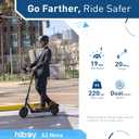 Hiboy S2 Nova Electric Scooter for Adults, 430W Peak Power, Up to 20 Miles Long-Range & 19 MPH, High-Strength Aluminum Body, Portable Folding E Scooter for Commuting with 8.5" Tires, Phone Holder