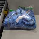 Electric Blanket Heated Throw, Soft Flannel 50"x60" Plaid Heating Blanket with 8 Hours Auto Off 10 Fast Heating Levels Machine Washable Sherpa Heated Blanket with Overheating Protection (Blue)