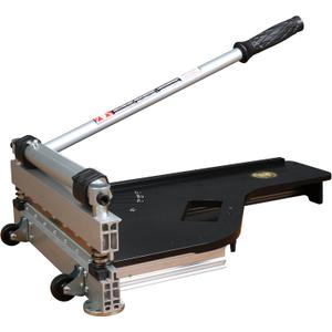 CUTTEREX 13" Vinyl Floor Cutter with wheels - Meet Multi-Angle/Length Cutting, A Flooring Tool also Cuts-Engineered Wood Floor, LVP, VCT, SPC, WPC, Long Life HSS Blade Mounted!