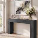 VASAGLE 63 Inches Entryway Table, Thick Tabletop Console Table, Farmhouse, 11.8"D x 63"W