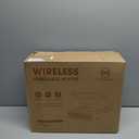 Vinyl Record Player Turntable with Built-in Bluetooth Receiver & 2 Stereo Speakers, 3 Speed 3 Size Portable Retro Record Player for Entertainment and Home Decoration (Brown)