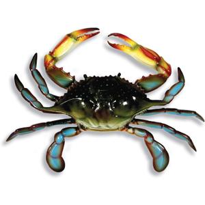 LX Maryland 10" Blue Crab TiKi Bar Nursery Wall Mount Decor LX Maryland 10" Blue Crab TiKi Bar Nursery Wall Mount Decor