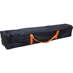 Sunnydaze Large Duffle Bag - Long Camping Bag for Tent or Equipment - Canopy Replacement Storage - Heavy-Duty - Black - 54 Inch