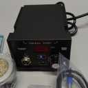 YIHUA 939D+ Digital Soldering Station, 75W Equivalent with Precision Heat Control (392F to 896F) and Built-in Transformer. ESD Safe, Lead Free with C/F display (Black)