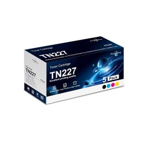 TN227 Toner Cartridge Remanufactured Combo Pack Replacement for TN-227 TN223 TN-227BK/C/M/Y for HL-L3270CDW HL-L3210CW MFC-L3770CDW HL-L3290CDW MFC-L3750CDW Printer 5-Pack