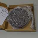 Dahey Sunglasses Organizer Glasses Holder Stand Metal Rack with Wood Tray for Eyeglasses Earrings Ring Jewelry Storage Display, Up to 12 Pairs of Eyewear for Table Dresser Desk Bedroom Decor