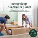 ZINUS 10inch Green Tea Memory Foam Mattress [New Version], Queen, Fiberglass free, Medium Firm Feel, Zoned Pressure Relief, Certified Safe Foams & Fabric, Mattress in A Box