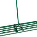 LANDZIE Lawn Leveling Rake  36" Steel Handle Yard Leveler, Lawn Level Tool for Creating a Flat Surface - Works for Soil, Dirt, Topdressing, and Ground