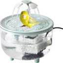 Automatic Bath for Birds,Parrot Bathtub with Petal Fountain Circulating Filter Cage Bird Bath Shower Cockatiel Bird Bath for Indoor Parakeets Budgie Cockatiels Small Feathered Pet