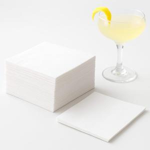 100 Count Premium Linen-Feel Cocktail Napkins – Soft, Absorbent, Disposable Paper Napkins for Weddings, Parties, Bars, Restaurants & Events – Perfect for Beverages, Desserts, and Appetizers