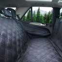 Bulldogology Dog Car Seat Cover 64"x60" Waterproof Heavy Duty Bench Dog Hammock Backseat Protector from Hair, Muddy Paws, Scratches - Pet Car Seat Cover for Cars Trucks SUVs (X-Large)