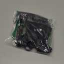 LUCKYPAW Dog Muzzle, Mesh Muzzle for Dogs, Soft Mouth Guard for Biting and Chewing, Breathable Mouth Cover with Adjustable Hook and Loop for Training, Grooming (Black, Small, Snout: 7.75"-8.75")