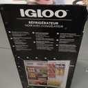 Igloo 3.2 Cu.Ft. Mini Fridge with Freezer - Single Door Compact Refrigerator with Glass Shelves for Homes, Dorms & Offices- Keep Snacks, Drinks & Frozen Foods Cool with Temperature Control Mini Fridge (Black)