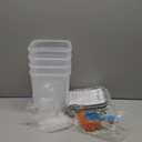 Flour Sugar Storage Containers (5.3L/4pk) Great Rice Canisters Sets For The Kitchen pantry, Large Food Storage Containers With Lids Airtight