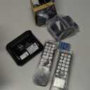 Panasonic Cordless Phone with Answering Machine, Advanced Call Block, Bilingual Caller ID and High-Contrast Display, Expandable System with 2 Handset Cordless Telephones - KX-TGD832M (Metallic Black)