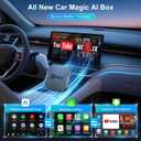 Wireless CarPlay Adapter, Car Adapter with Netflix Fast Car Video Plug & Play, Easy Setup, Supports Netflix/YouTube/TF Card Streaming Equalizers and More