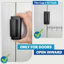Dwell+Good Door Locks (2-Pack) - Easy To Install Aluminum Home Security Door Locks for Front Door - Child Proof Door Lock for Kids Safety - Withstand 800 lb of Force & Tamper Proof Top Door Lock Latch