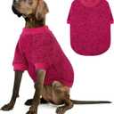 Queenmore XXXL Dog Sweater,Dog Sweaters for Extra Large Dogs,Large Fleece Sweaters,Sweatshirts for Dogs Girl Boy,Warm Soft Pet Winter Pullover for Male Female Big Breed,Red