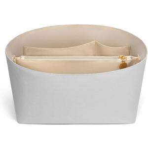 ZTUJO Purse Organizer Insert For Handbags For Le Pliage, Ultra-light Waterproof DupontPaper Upgraded Purse Organizer Insert (White, Large)