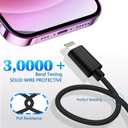 for USB C to Lightning Cable 15FT/5M 1 Pack MFi Certified 27W PD Fast Charging Braided Extra Long iPhone Charger Cord Compatible with iPhone 14/13/12/11 Pro Max/XS MAX/XR/SE/8/ipad/7/6 Plus