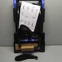 Folding Hand Truck Heavy Duty 330LB Load Carrying,Convertible Dolly Cart with Retractable Handle and 4 Rubber Wheels,Portable Hand Truck Foldable for Luggage/Personal/Travel/Mobile/Office Use. (Blue)