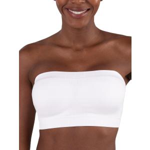 SHAPERMINT Strapless Bra - Bandeau top, Strapless Bras for Women, Plus Size Lingerie for Women, Free Clear Bra Straps (White, S)