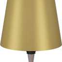 Wireless Bottle Lamp, Wine Bottle Lights with 3 Color Temperature, Rechargeable Stepless Dimming LED Bottle Lights for Liquor Bottles, Wireless Lamp for Bedroom Restaurant Bar-Gold Matte