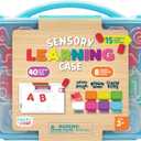 Chuckle & Roar Sensory Learning Case with Air Dry Clay, Dream Sensory Sand and More