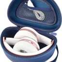 Headphone Case Compatible with Beats Solo 4/ Studio Pro x Kim Kardashian/ Solo3/ Studio3/ Solo2/ Solo Pro Bluetooth On-Ear Headphones Headset - Blue