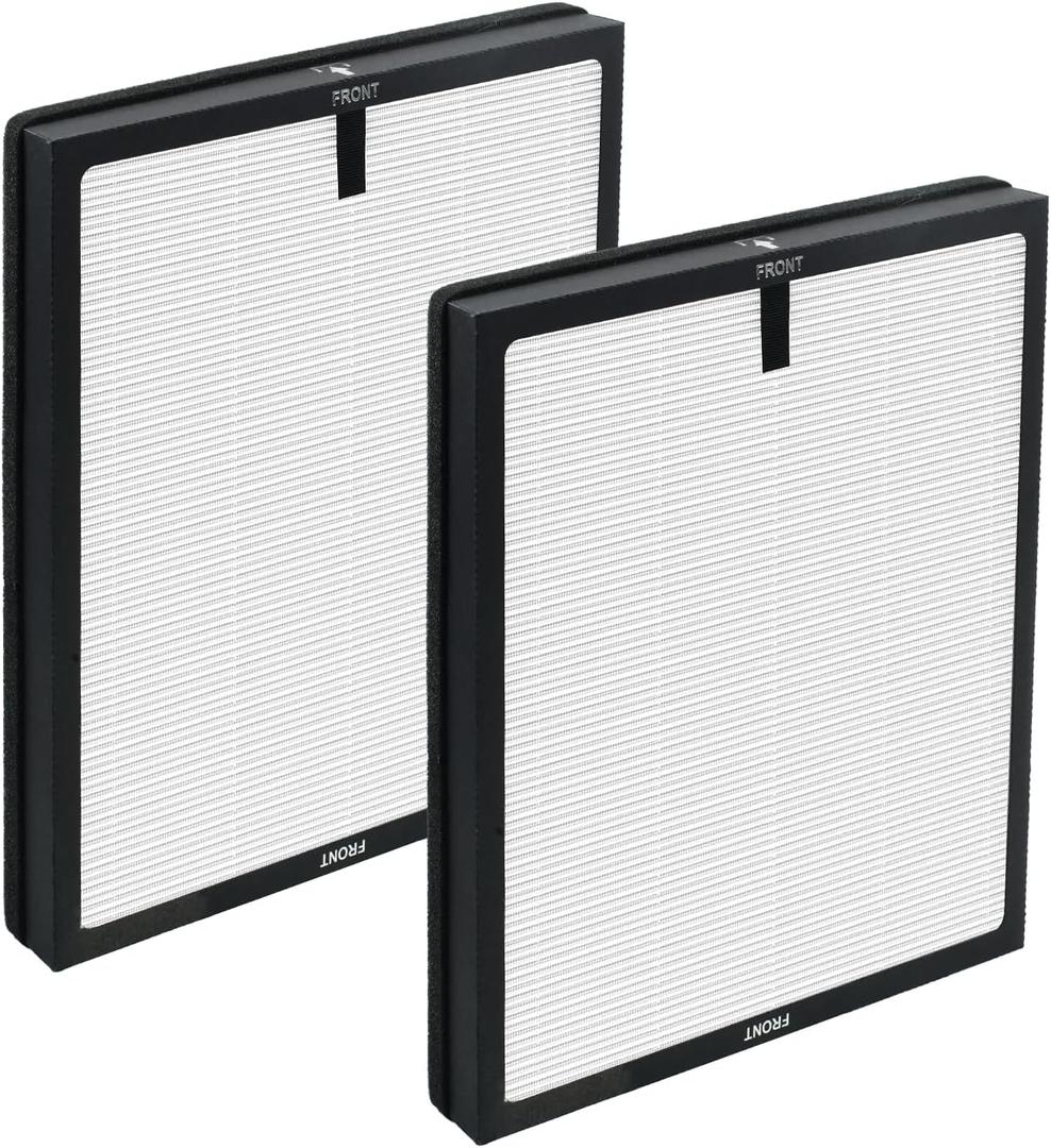 HAP603 Replacement filter Compatible with ECOSELF HAP603 Air Purifier, 3-in-1 True Air Purifier replacement filter, 2 PACK, White