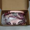 3 in 1 No Pull Dog Harness Leash and Collar Set, Soft Adjustable Dogs Vest Reflective and Comfortable Handle Pink Small