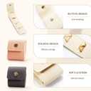 2 x 3Pcs Mini Travel Jewelry Bag,Foldable Multifunctional Travel Jewelrys Pouch, Essential Travel Jewelry Case for Rings, Mini Travel Jewelry RollsPrevents Loss