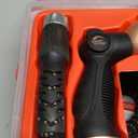 Pocket Hose Copper Bullet Deluxe Expandable Garden Hose 25 FT w/10 Pattern Thumb Spray Nozzle AS-SEEN-ON-TV 650psi 3/4 in. Lead-Free Ultra-Lightweight Solid Copper Anodized Aluminum Fittings No-Kink