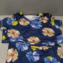 Ekouaer Women's Sleepwear Capri Pajama Sets Short Sleeve Two-Piece Pjs V Neck Tops & Capri Pants with Pockets Size L