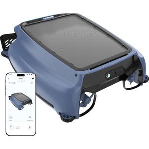 PS100 Solar Pool Skimmer Robot – Active Solar Tracking, 24/7 Continuous Cleaning, 6L Basket, 180μm Filter, App Control, Cordless Robotic Pool Surface Cleaner for Inground & Above Ground Pools