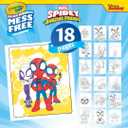 Crayola Spiderman Color Wonder Coloring Set, 18 Spiderman Mess Free Coloring Pages for Toddlers, Spiderman Toys, Gifts for Kids