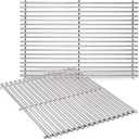 Uniflasy 19.5" Grill Grate for Weber Genesis 300 Series, 304 Stainless Steel Grill Grate for Weber Genesis S330 S320 S310 E330 E320 E310, Replacement Grill Grates for Weber 7528/7524