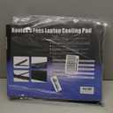 Kootek Laptop Cooling Pad, Laptop Cooler with 5 Quiet Fans for 12"-17" Computer PC Notebook Gaming Laptop Fan, Height Adjustable Laptop Cooling Stand Laptop Accessories, Blue