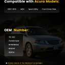 Power Window Regulator with Motor Front Driver Side Compatible with Acura MDX 2007 2008 2009 2010 2011 2012 2013 Sport Utility, Replaces# 72250STXA01, 751-032