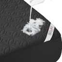 BEDLORE Waterproof Mattress Protector, Queen Size Mattress Pad Noiseless with Deep Pocket 6"-18" Depth, Soft Breathable Dirt-Proof Bed Mattress Cover Washable for Home, Bedroom, Hotel (Black)