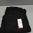 IUGA Stretchy Jeans for Women High Waist Jeggings Tummy Control Skinny Jeans Pull on Leggings with Pockets Trendy Casual (XX-Large, Black)