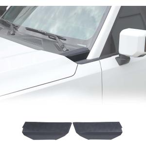 Body Armor Corner Guards Compatible with Toyota Land Cruiser 250 Prado J250 LC250 2024 2025, ABS Car Hood Side Body Armor Outer Cowling Cover Trim Bezel, 2PCS