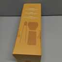 Riveira Premium Brown Bamboo Wooden Spoons for Cooking Set of 9  Premium Brown Bamboo Wooden Cooking Utensils, Wooden Spatula, Wooden Spoon - Premium Quality Wooden Utensil Set for Non-Toxic Cooking