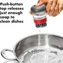 OXO Outdoor Soap Dispensing Dish Brush with Storage Case