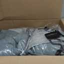 EVERGRACE Velvet Quilt Set Queen Size, Luxurious Soft Striped Channel Bedding Set, Lightweight Velvet Comforter for All Season, Oversized Bedspread Coverlet with 2 Matching Shams, Blue Linen