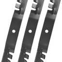 110-6837-03 Mulching Blades Compatible with Toro 50" Deck, 112-9759-03 Mower Blades Compatible with 50" Toro TimeCutter Z5000 Series, Replace for 112-9759, 115-5059-03, 115-5059, 3 Pack