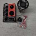 Kitchen Faucet Head Replacement with 15 Adapters, 3 Function Pull Down Kitchen Faucet Spray Head, Pull Out Kitchen Sink Tap Sprayer Nozzle, Chrome, Plastic