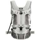 PetBonus Pet Front Dog Carrier Backpacks, Adjustable Pet Backpack, Legs Out Easy-fit Puppy Chest Carrier for Medium Small Dogs, Hands Free for Hiking, Cycling (Grey, XL)