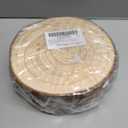 FSWCCK 6 Pack Nature Unfinished Round Wood Slices, 7-8 Inches Wooden Circle, Large Wood Slabs for Weddings Centerpieces Decor and DIY Painting Crafts